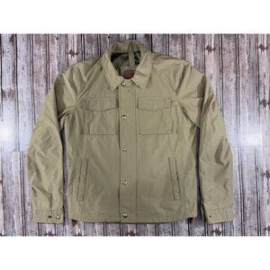 Massimo Dutti Utility Field Jacket size M color Tan Khaki NWOT